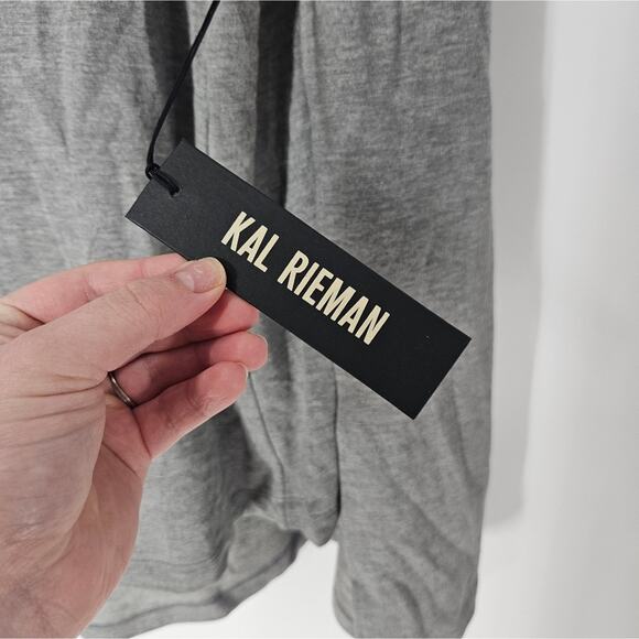 Kal Rieman Heather Grey Cape Sweatshirt S - Picture 5 of 10